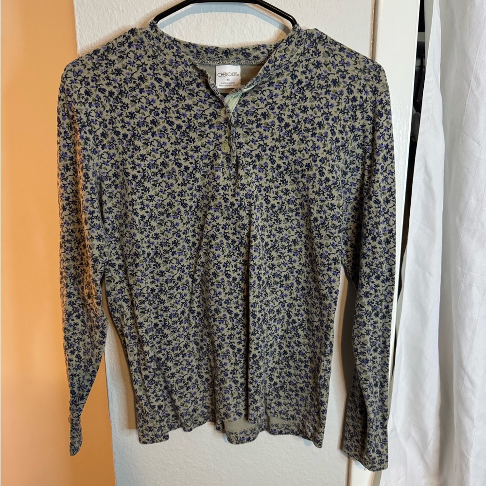 Vintage Cherokee floral top